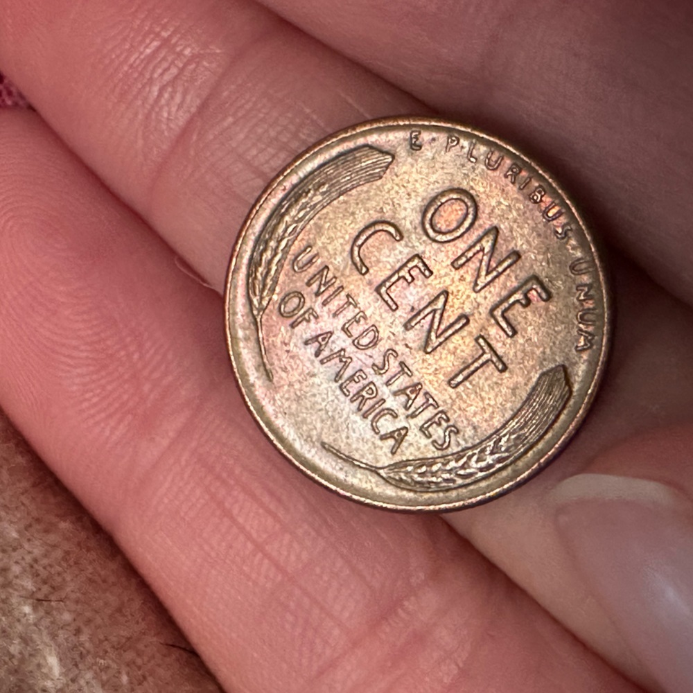 1956 D wheat penny - Picture 2 of 2